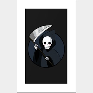 Cute grim reaper Posters and Art